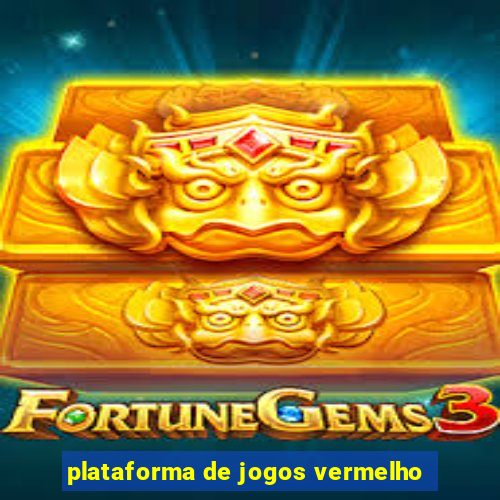 plataforma de jogos vermelho