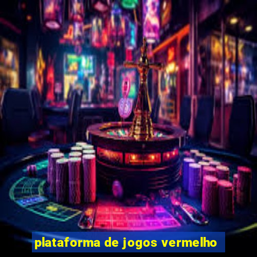 plataforma de jogos vermelho