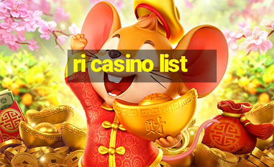 ri casino list