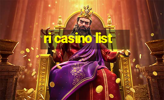 ri casino list