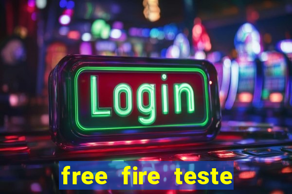 free fire teste grátis jogar agora