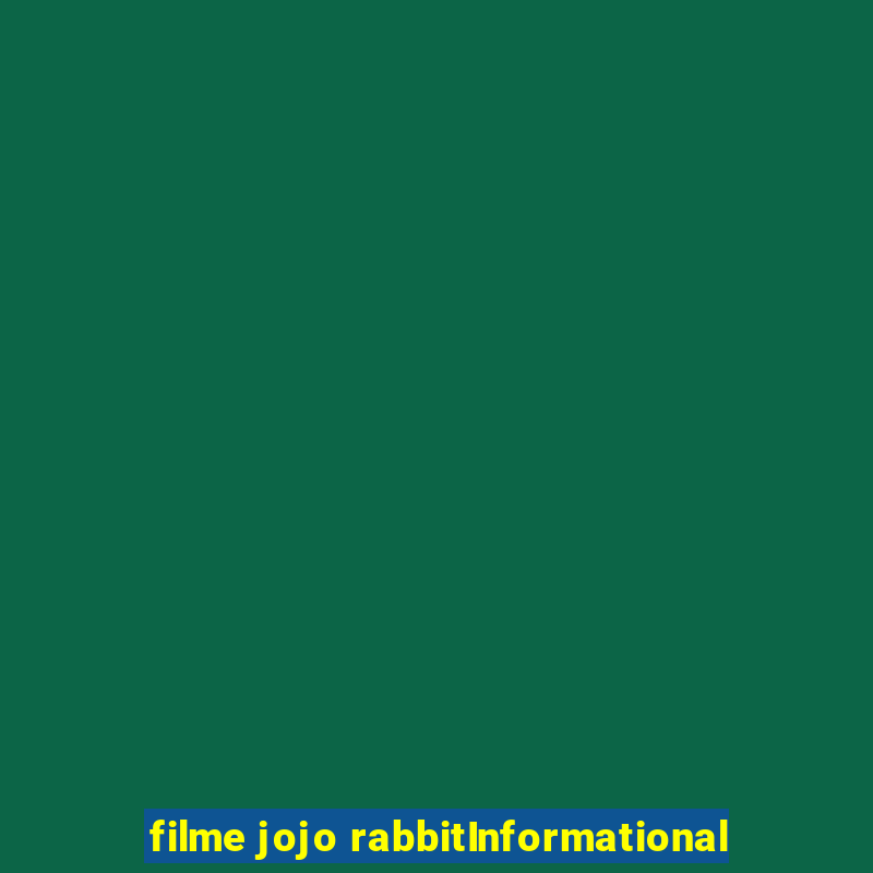 filme jojo rabbitInformational