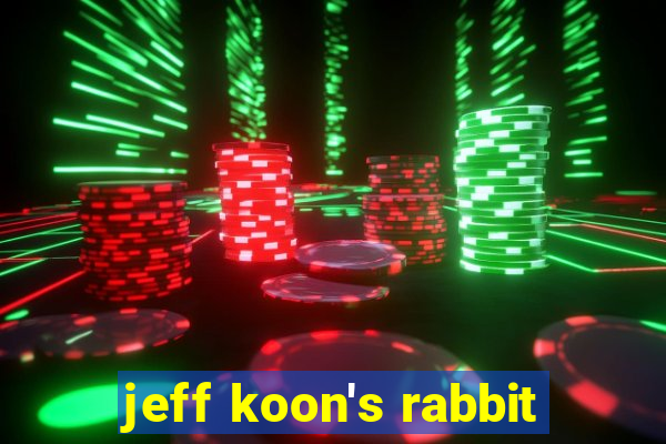 jeff koon's rabbit