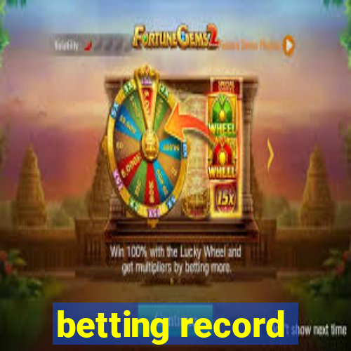 betting record