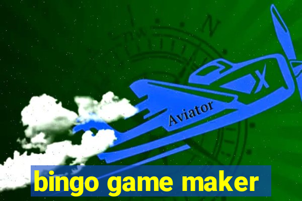 bingo game maker