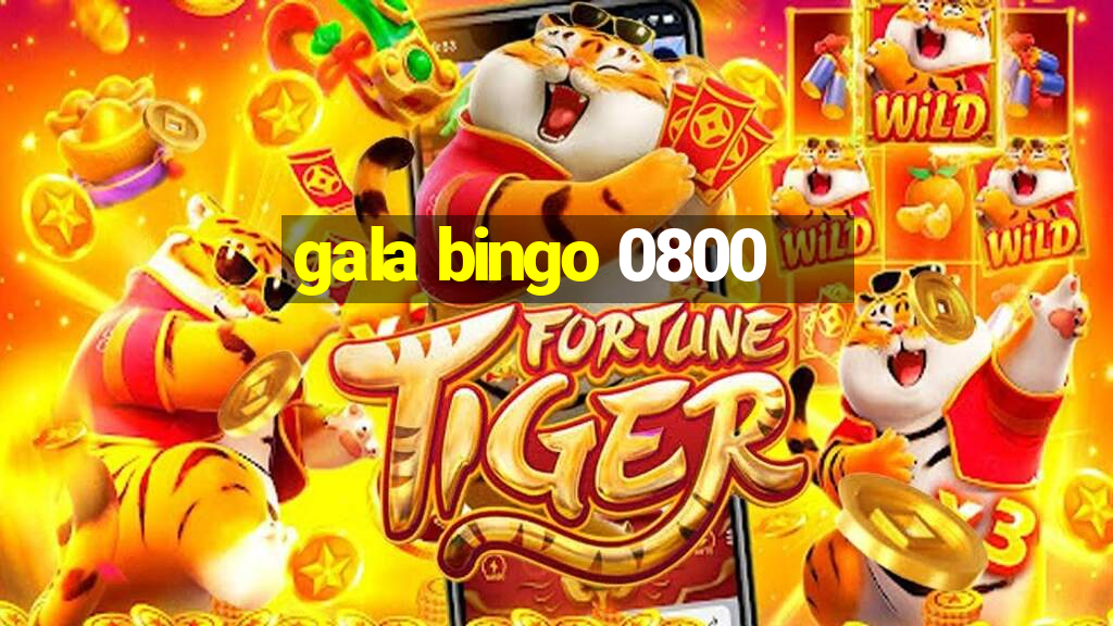 gala bingo 0800