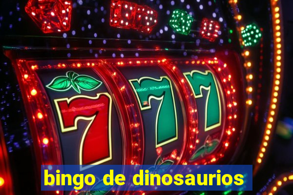 bingo de dinosaurios