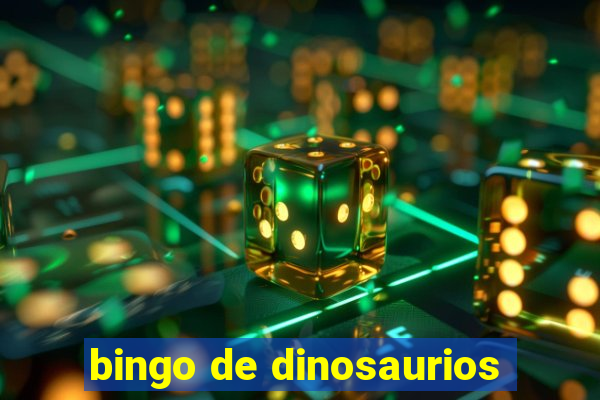 bingo de dinosaurios