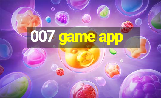 007 game app