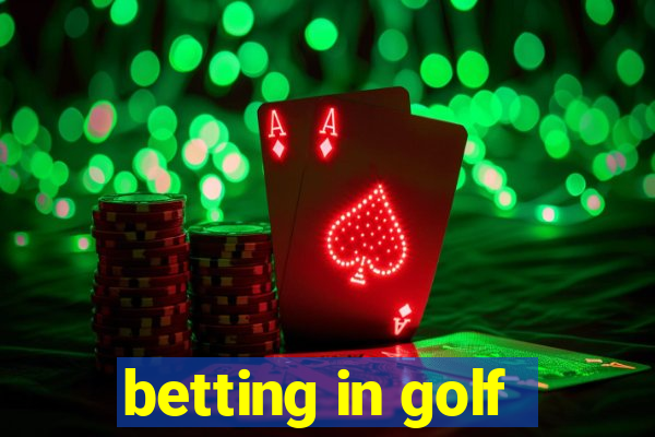 betting in golf