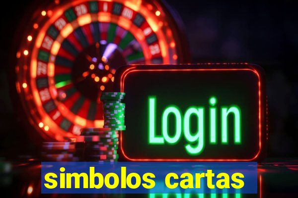 simbolos cartas