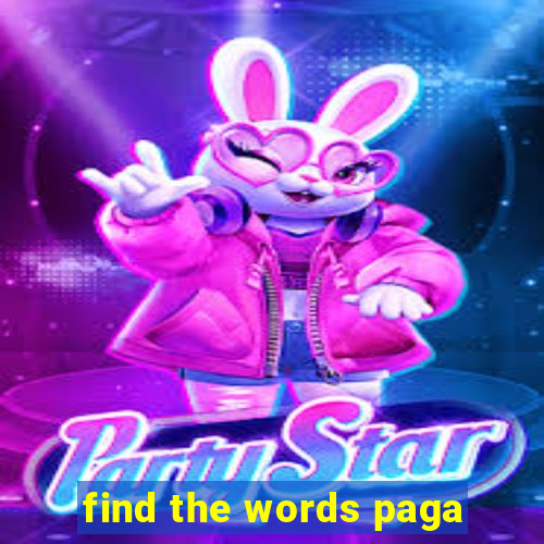 find the words paga