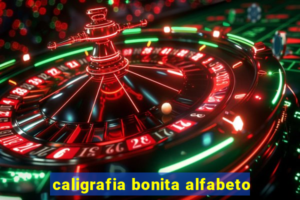 caligrafia bonita alfabeto