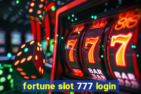 fortune slot 777 login