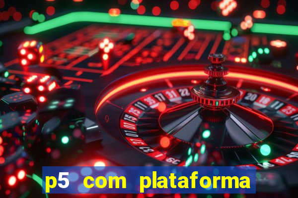 p5 com plataforma de jogos