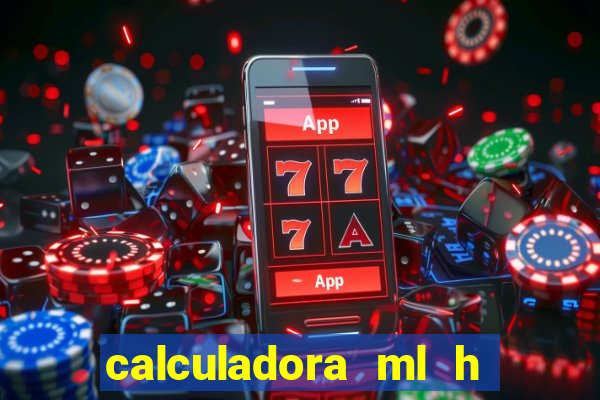 calculadora ml h para mcg kg min