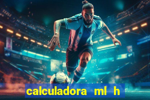 calculadora ml h para mcg kg min