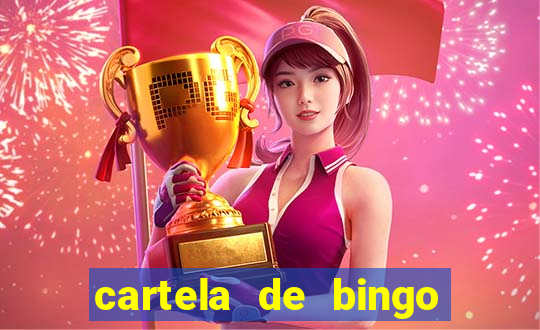 cartela de bingo de nomes para imprimir