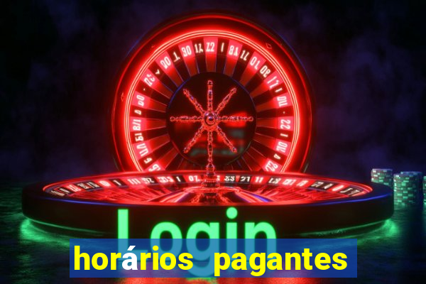 horários pagantes fortune tiger hoje