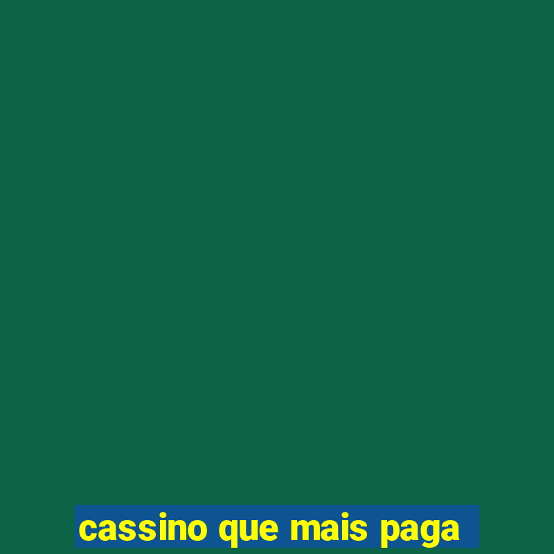 cassino que mais paga