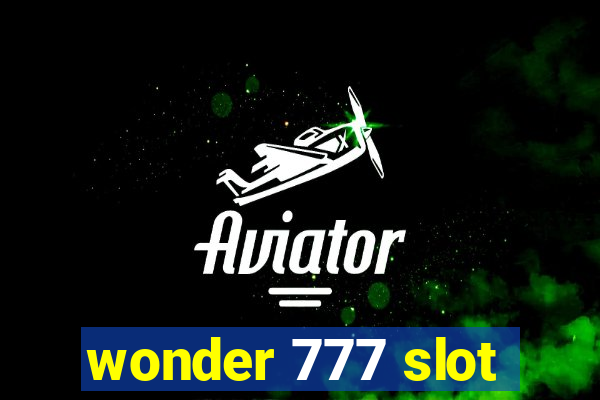 wonder 777 slot