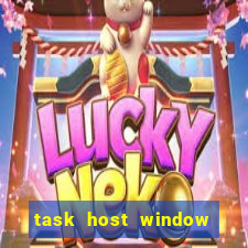 task host window que es