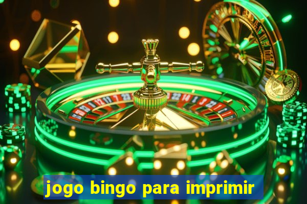 jogo bingo para imprimir