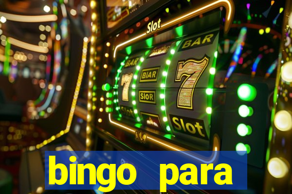 bingo para despedida de solteira para imprimir