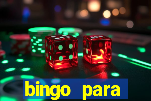 bingo para despedida de solteira para imprimir