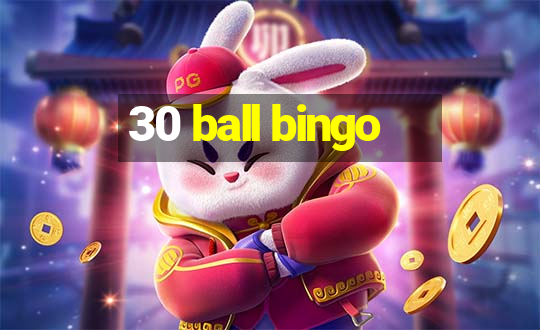 30 ball bingo