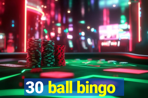 30 ball bingo