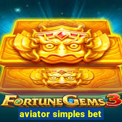 aviator simples bet