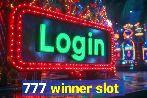 777 winner slot