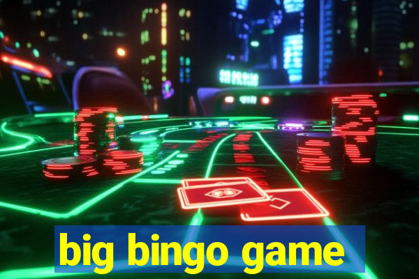 big bingo game