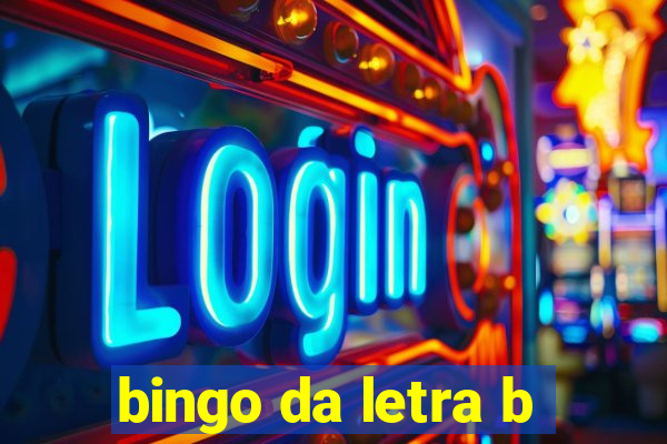 bingo da letra b