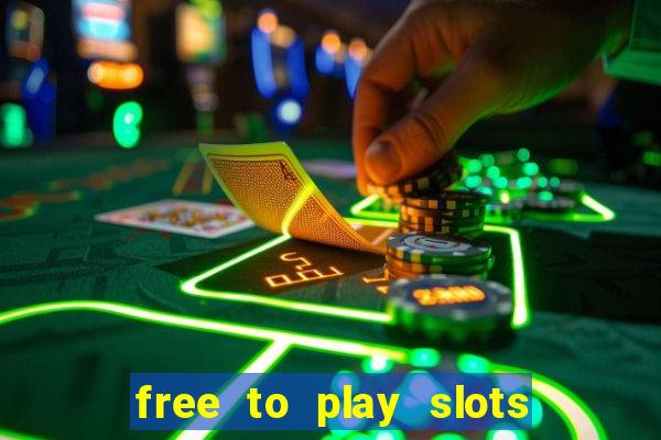 free to play slots online no download