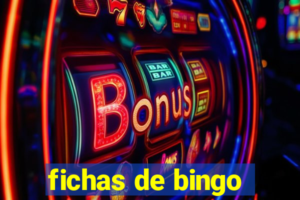 fichas de bingo