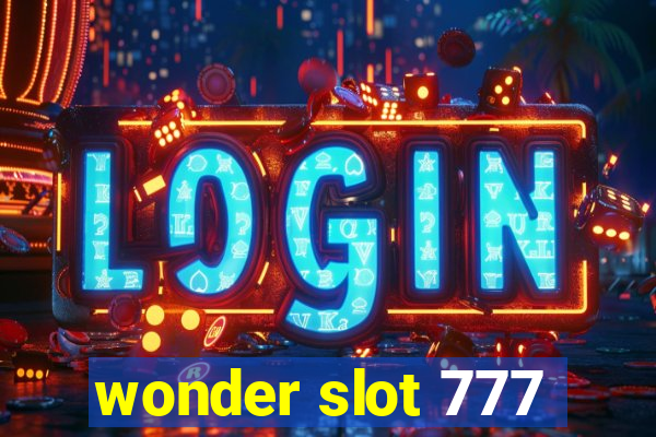 wonder slot 777