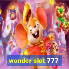 wonder slot 777