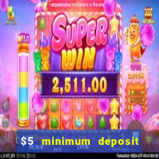 $5 minimum deposit casino in canada