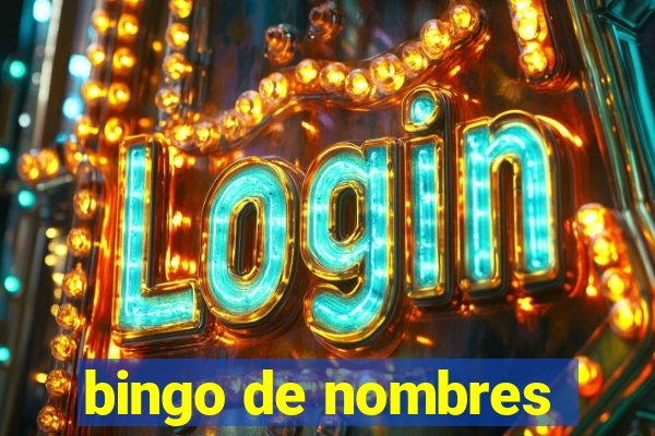 bingo de nombres