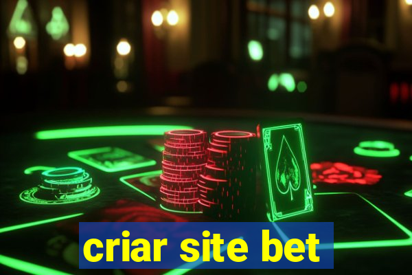 criar site bet