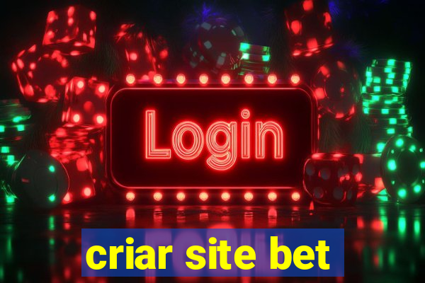 criar site bet