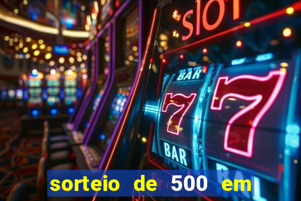 sorteio de 500 em cash toda segunda feira novibet como funciona