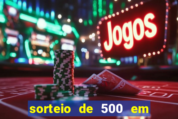 sorteio de 500 em cash toda segunda feira novibet como funciona