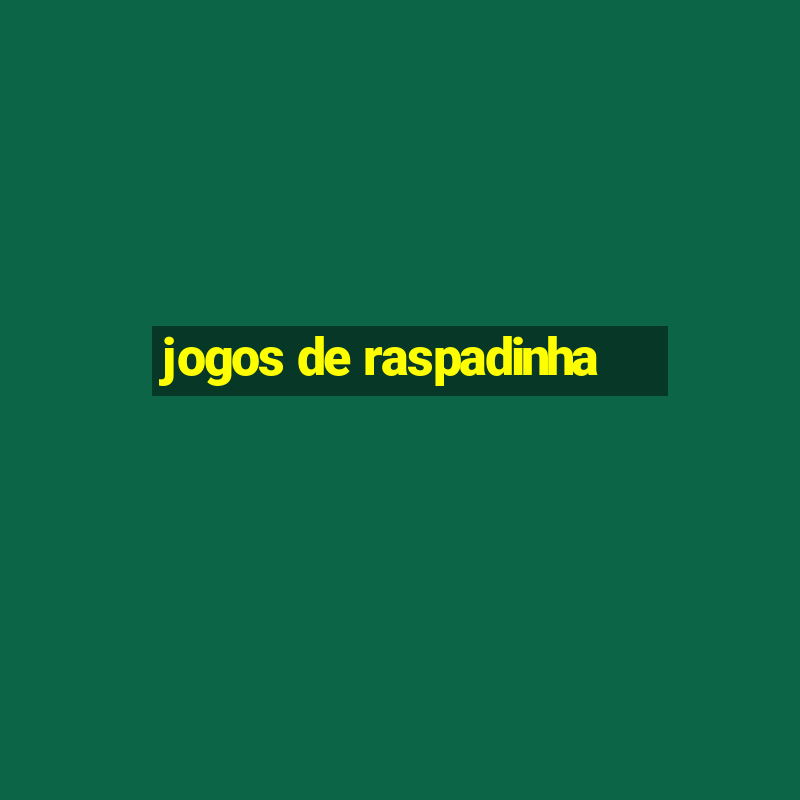 jogos de raspadinha