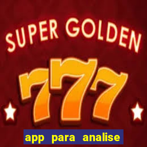 app para analise de jogos de futebol