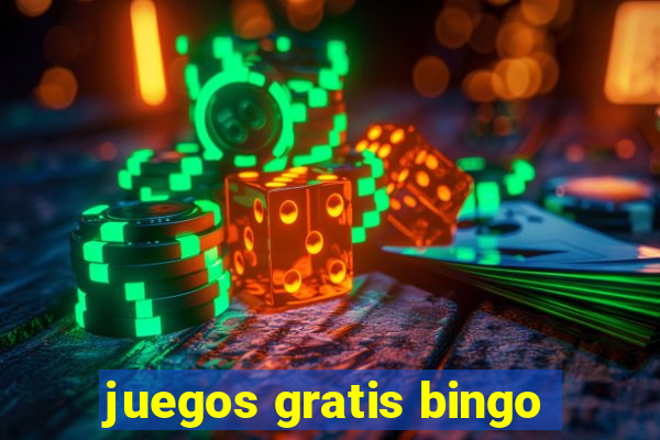 juegos gratis bingo