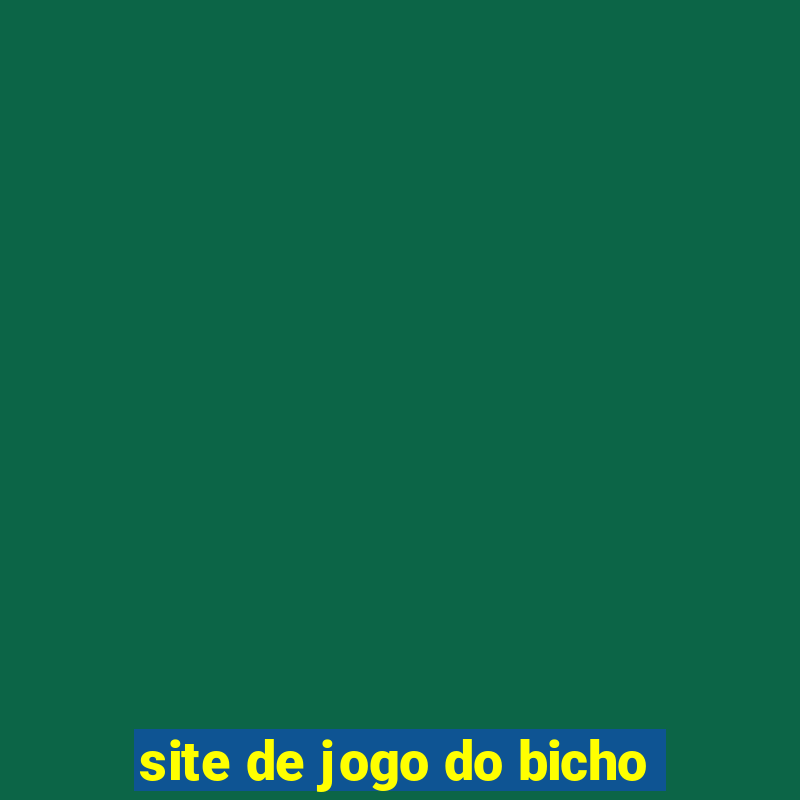 site de jogo do bicho