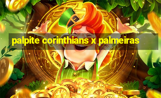 palpite corinthians x palmeiras